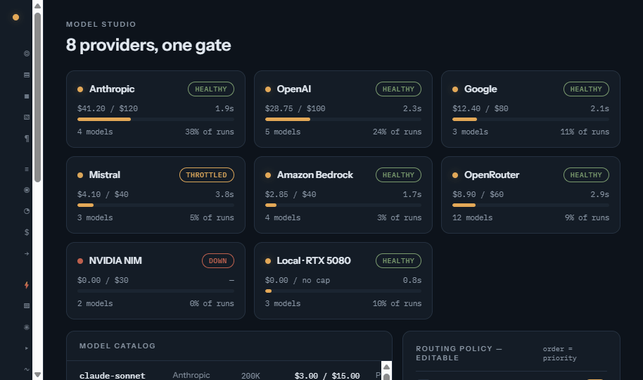 tactical UI, fictional data